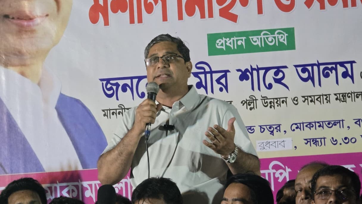 ‘হুমকি-ধমকিতে ভীত হওয়ার দল বিএনপি নয়’: মীর শাহে আলম